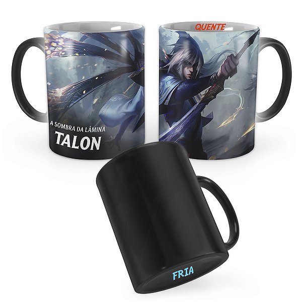 Caneca Mágica Talon Espada Resiliente League of Legends Lol