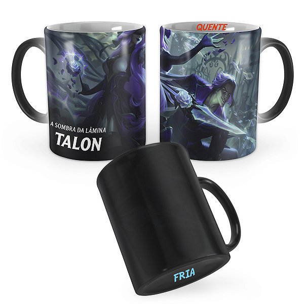 Caneca Mágica Talon Rosa Definhada League of Legends Lol