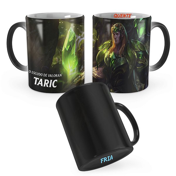 Caneca Mágica Taric Esmeralda League of Legends Lol