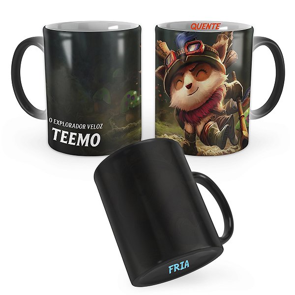 Caneca Mágica Teemo League of Legends Lol