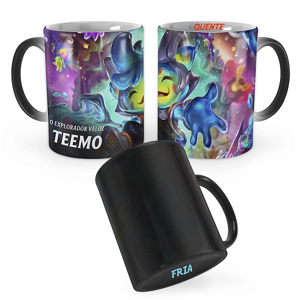 Caneca Mágica Teemo Embalos no Espaço League of Legends Lol