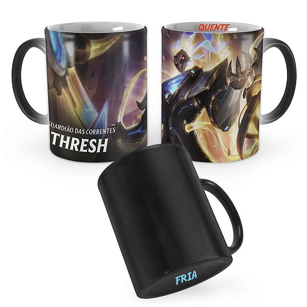 Caneca Mágica Pulsefire Thresh de Prestígio League of Legends Lol