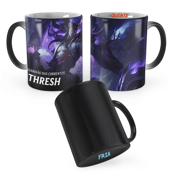 Caneca Mágica Thresh Florescer Espiritual League of Legends Lol