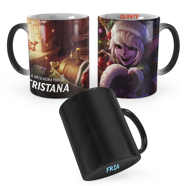 Caneca Mágica Tristana Duende Natalina League of Legends Lol
