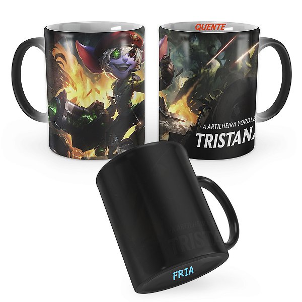 Caneca Mágica Tristana Esquadrão Ômega League of Legends Lol