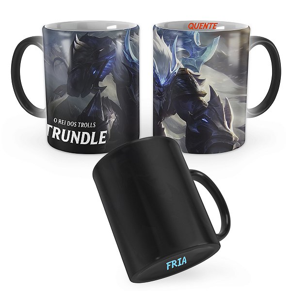 Caneca Mágica Trundle Caçador de Dragões League of Legends Lol