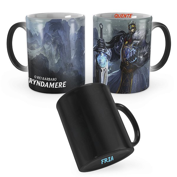 Caneca Mágica Rei Tryndamere League of Legends Lol