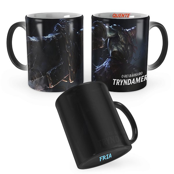 Caneca Mágica Tryndamere Terror Noturno League of Legends Lol