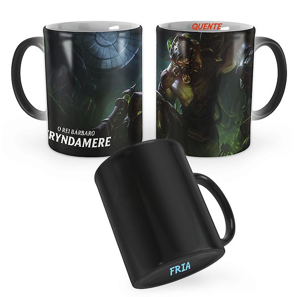 Caneca Mágica Tryndamere Quimtec League of Legends Lol