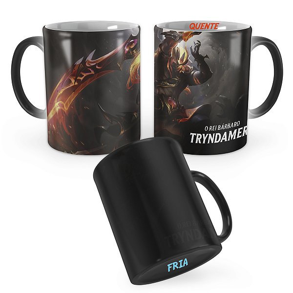 Caneca Mágica Tryndamere Emissário da Escuridão League of Legends
