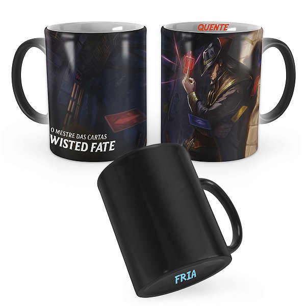Caneca Mágica Twisted Fate League of Legends Lol