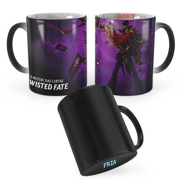 Caneca Mágica O Magnífico Twisted Fate League of Legends Lol