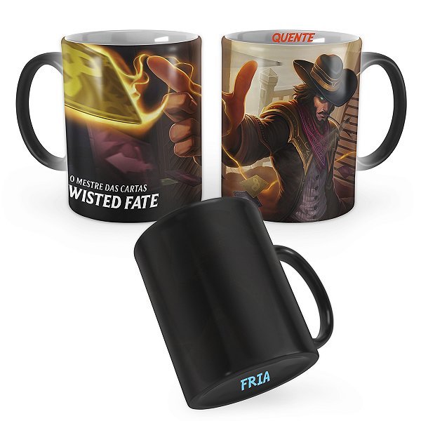 Caneca Mágica Twisted Fate Velho Oeste League of Legends Lol