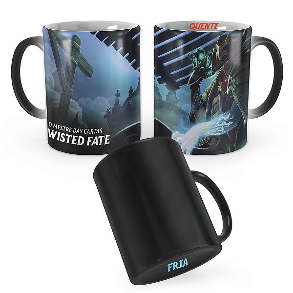 Caneca Mágica Twisted Fate do Submundo League of Legends Lol