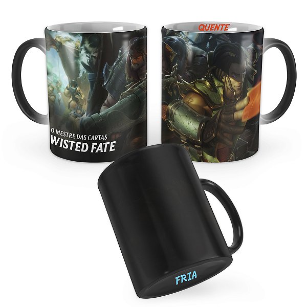 Caneca Mágica Twisted Fate Punguista League of Legends Lol