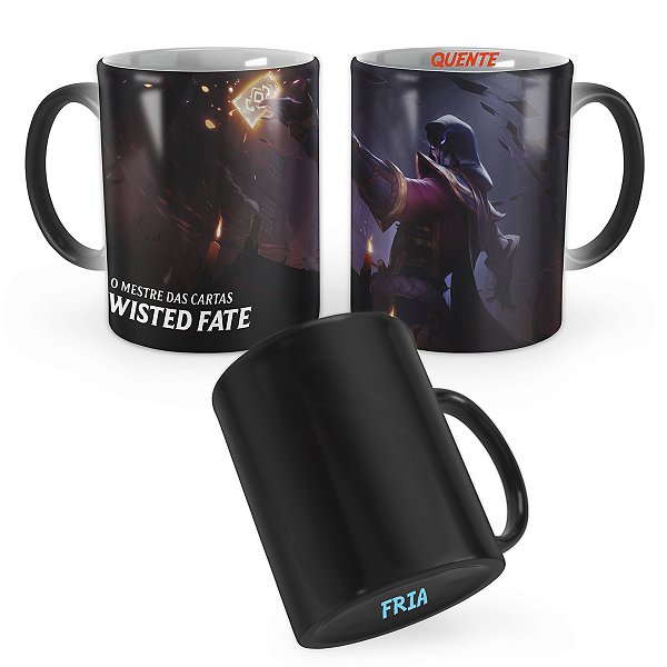 Caneca Mágica Twisted Fate Lua Sangrenta League of Legends Lol