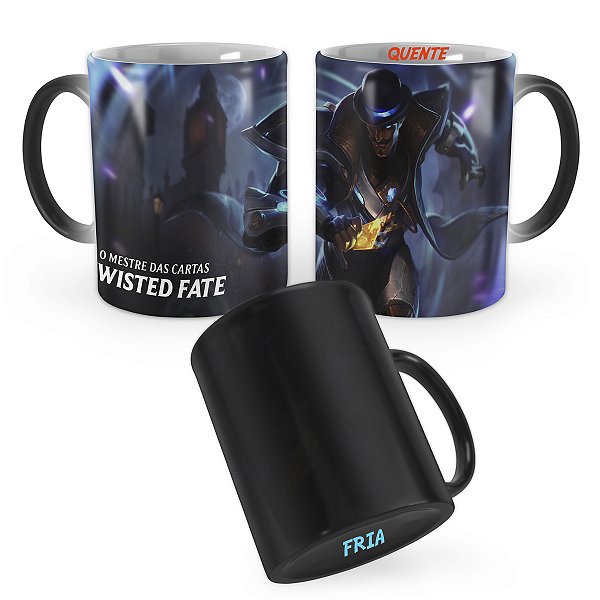 Caneca Mágica Pulsefire Twisted Fate League of Legends Lol