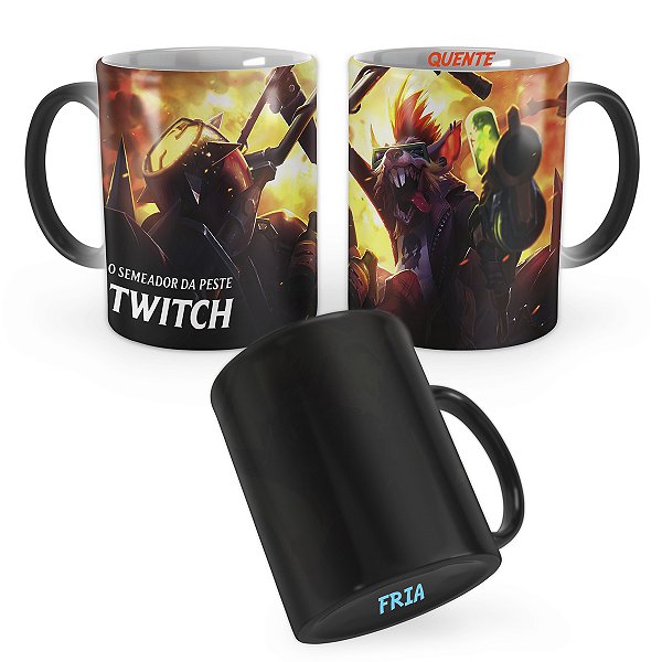 Caneca Mágica Twitch Vândalo League of Legends Lol