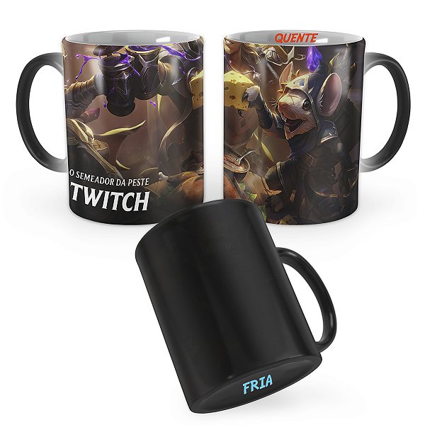 Caneca Mágica Twitch Passos Leves League of Legends Lol