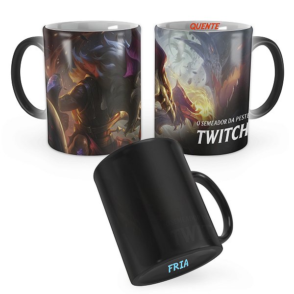 Caneca Mágica Twitch Caçador de Dragões League of Legends Lol