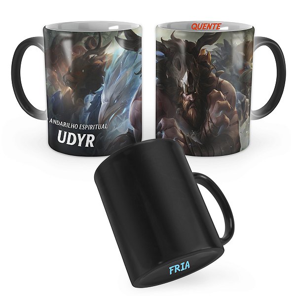 Caneca Mágica Udyr Xamã League of Legends Lol