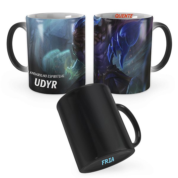 Caneca Mágica Udyr Oráculo Dracônico League of Legends Lol