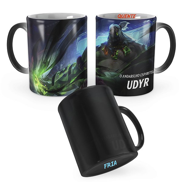 Caneca Mágica Udyr Tinta Sombria League of Legends Lol