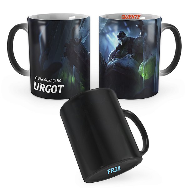 Caneca Mágica Urgot Açougueiro League of Legends Lol