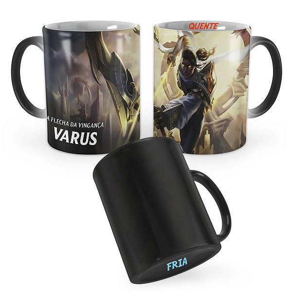 Caneca Mágica Varus Arco Celeste League of Legends Lol