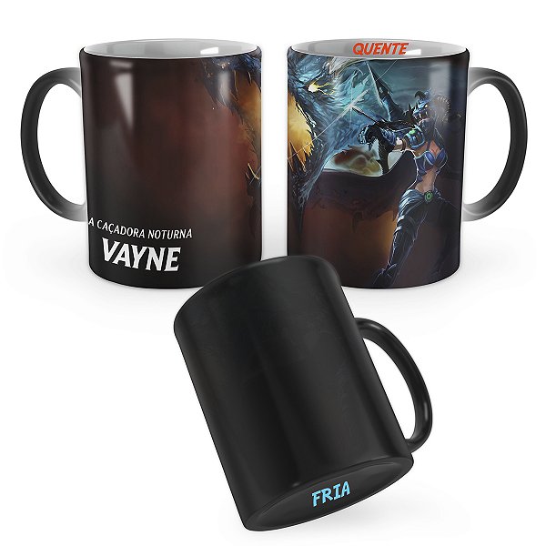 Caneca Mágica Vayne Caçadora de Dragões League of Legends Lol