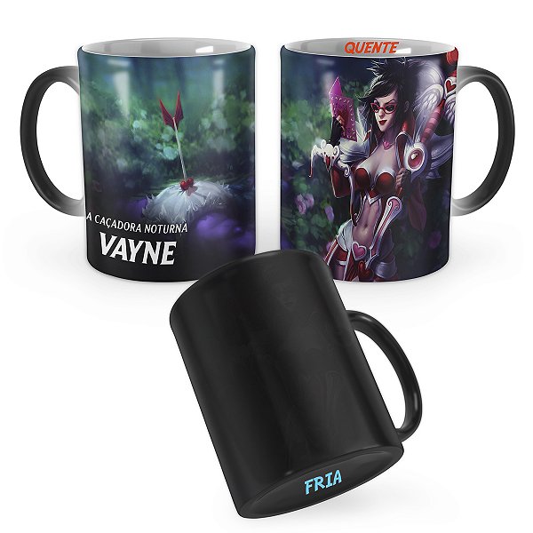 Caneca Mágica Vayne Cupido Mortal League of Legends Lol