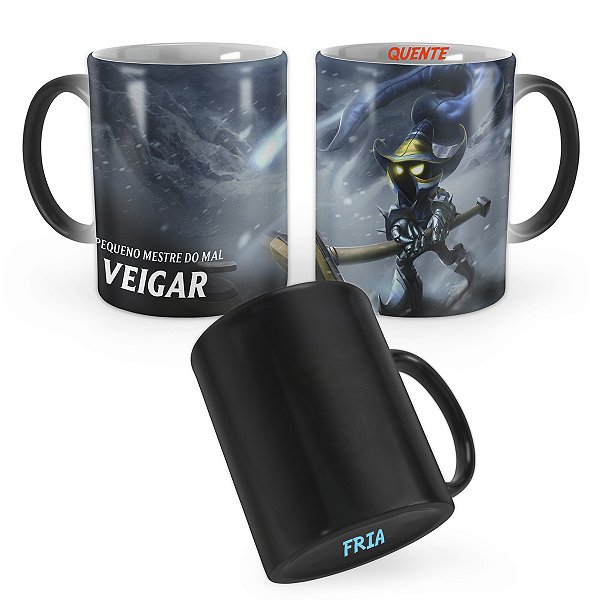 Caneca Mágica Veigar Curling League of Legends Lol