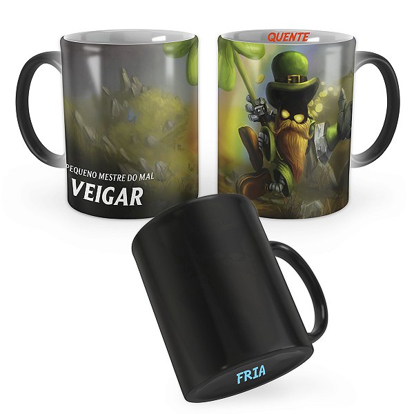 Caneca Mágica Veigar Leprechaun League of Legends Lol