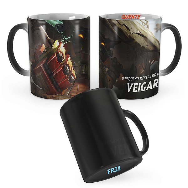 Caneca Mágica Veigar Esquadrão Ômega League of Legends Lol