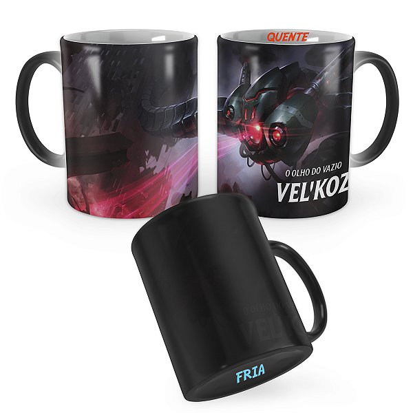 Caneca Mágica Vel'Koz Máquina de Combate League of Legends Lol
