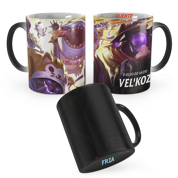 Caneca Mágica Certamente não é o Vel'Koz League of Legends Lol