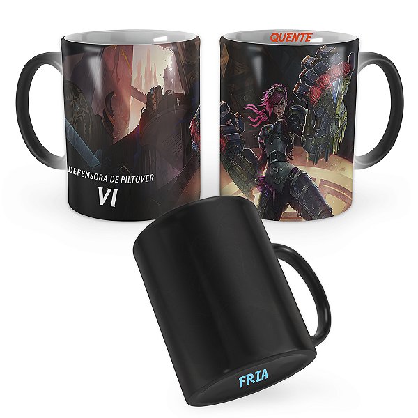 Caneca Mágica Vi League of Legends Lol