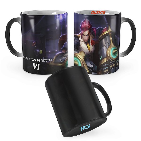 Caneca Mágica Vi Galante League of Legends Lol