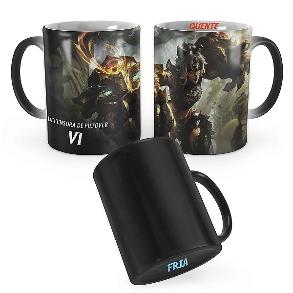 Caneca Mágica Vi Emboscada Primordial League of Legends Lol