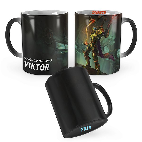 Caneca Mágica Viktor Robótico League of Legends Lol