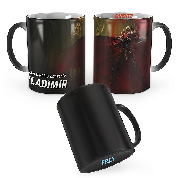Caneca Mágica Vladimir Lorde do Sangue League of Legends Lol