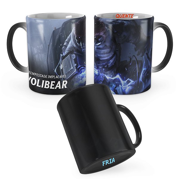 Caneca Mágica Volibear Nevasca do Ártico League of Legends Lol