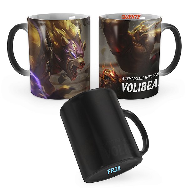 Caneca Mágica Volibear El Rayo League of Legends Lol