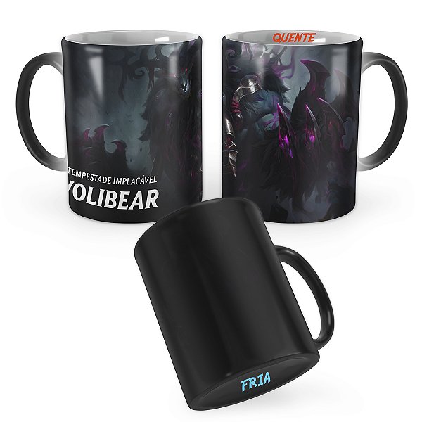 Caneca Mágica O Urso dos Mil Flagelos League of Legends Lol