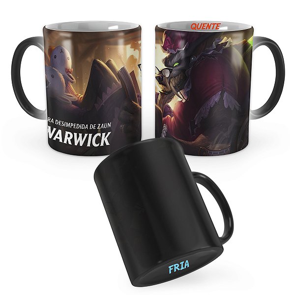 Caneca Mágica Warwick Lobo Mau League of Legends Lol