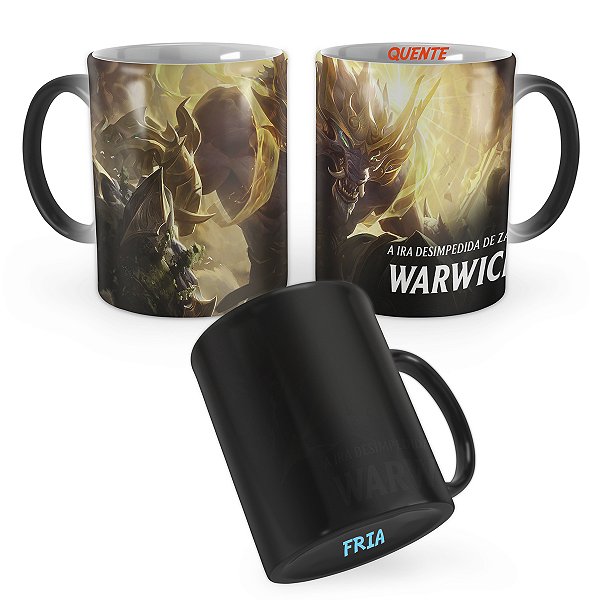 Caneca Mágica Warwick Guardião Lunar League of Legends Lol