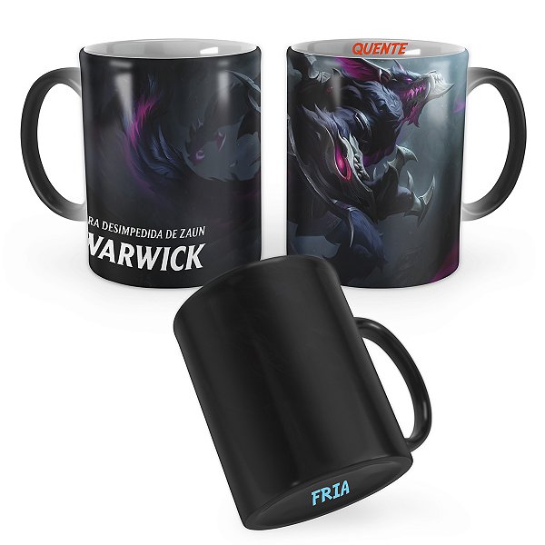 Caneca Mágica Warwick Deus Antigo League of Legends Lol