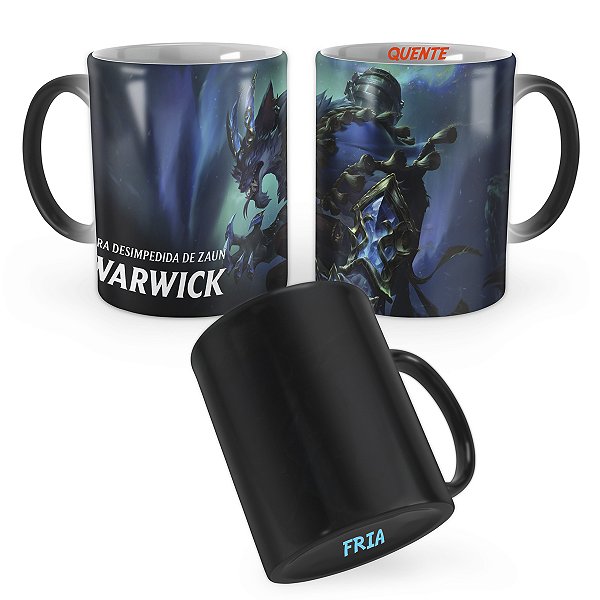 Caneca Mágica Warwick Bênção do Inverno League of Legends Lol