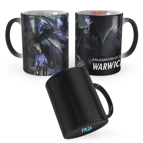 Caneca Mágica Warwick Bênção do Inverno de Prestígio Lol