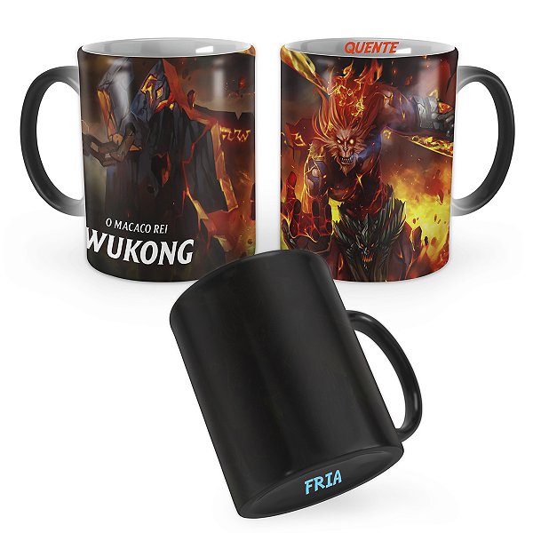 Caneca Mágica Wukong Incandescente League of Legends Lol